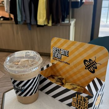 Better Buzz Coffee Mission Gorge & Zion - Vanilla Latte and Carnitas and Roasted Pepper Egg Bites - Coffee & Tea Near Me - San Diego, California