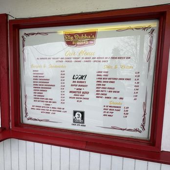 Big Bubba’s Burgers - The menu - Burgers Near Me - Allyn, Washington Big Bubba’s Burgers - The menu - Burgers Near Me - Allyn, Washington