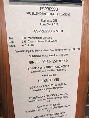 Menu photo 6 Lofty Coffee Roasting Works Encinitas, CA Menu photo 6 Lofty Coffee Roasting Works Encinitas, CA