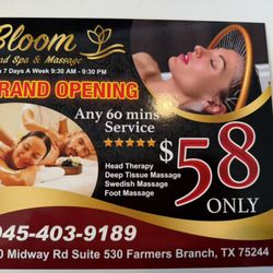 Grand Opening Special Offer