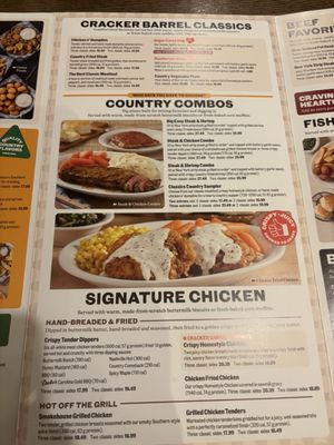Menu photo 6 Cracker Barrel Old Country Store Rialto, CA Menu photo 6 Cracker Barrel Old Country Store Rialto, CA