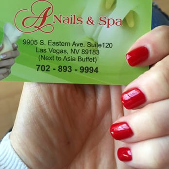 A Nails & Spa - Beaute Lounge - Beautiful, clean gel manicure. - Nail Salons Near Me - Las Vegas, Nevada