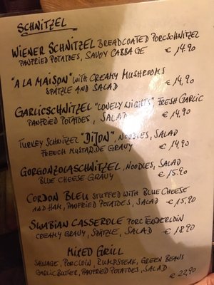 Menu photo 4 Schnitzelbank Heidelberg, BW Menu photo 4 Schnitzelbank Heidelberg, BW
