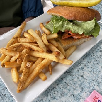 Doc's Marina Grill - BLACKENED WILD SALMON SANDWICH* - American Near Me - Bainbridge Island, Washington
