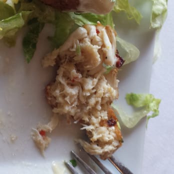Bobby Van's Grill - This is the inside of the mini crab cake. - American Near Me - Washington, DC, District of Columbia