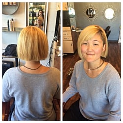 Kristin - Loved doing this clients undercut and touching up her blonde rooty look