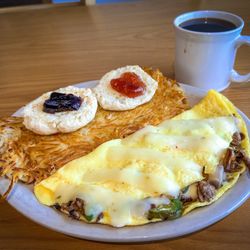 Warmhouse Restaurant - Steak omelette