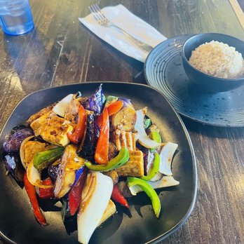 Thai Tasty - This is spicy eggplant with tofu and you better believe it will solve world hunger! - Thai Near Me - Panorama City, California Thai Tasty - This is spicy eggplant with tofu and you better believe it will solve world hunger! - Thai Near Me - Panorama City, California