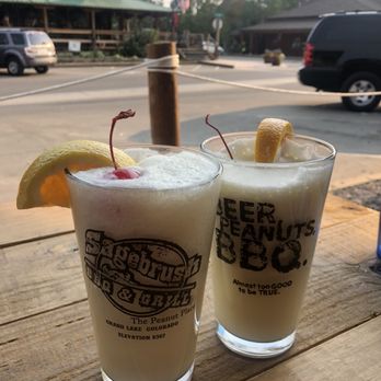 Sagebrush BBQ & Grill - The bar makes excellent drinks, especially piña coladas!!! - Barbeque Near Me - Grand Lake, Colorado
