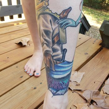 3rd Eye Tattoo - Mystical Mermaid & Diver - Tattoo Near Me - Sharpsburg, Georgia 3rd Eye Tattoo - Mystical Mermaid & Diver - Tattoo Near Me - Sharpsburg, Georgia