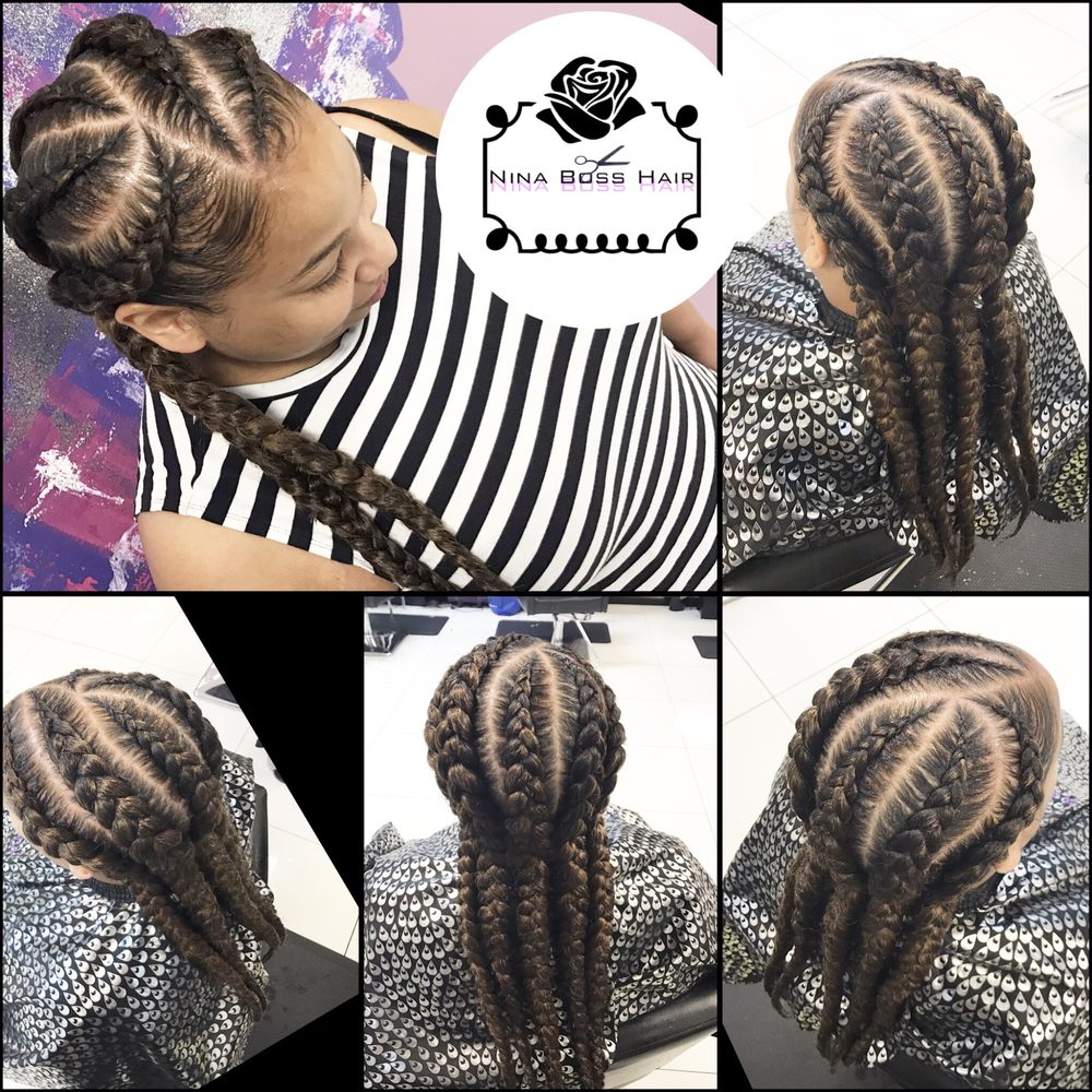 Nina Boss Hair & Lash Studio Logo