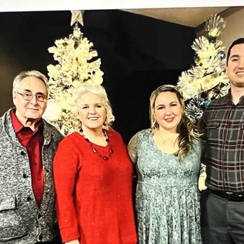 Walgreens - a family posing in front of a christmas tree - Drugstores Near Me - Saugus, Massachusetts