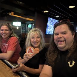 Having a great time at the bar!