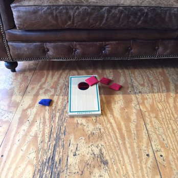 Braxton Brewing Company - This mini cornhole is cute! - Breweries Near Me - Covington, Kentucky