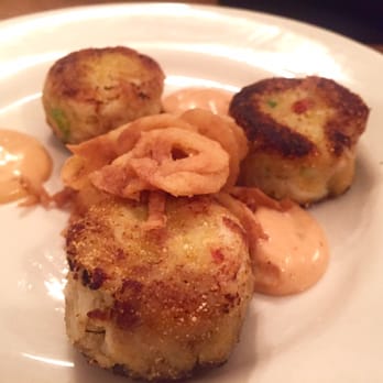 Bull's Head Inn - Crab cakes with creole remoulade. Really good. Good app to share - American Near Me - Cobleskill, New York Bull's Head Inn - Crab cakes with creole remoulade. Really good. Good app to share - American Near Me - Cobleskill, New York