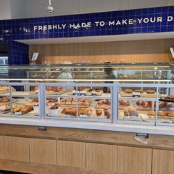 Paris Baguette - Selection is amazing.  So much to choose from and displayed with information and ingredients.