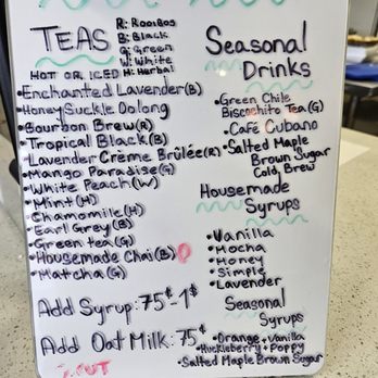 Bristol Doughnut - Tea menu - Coffee & Tea Near Me - Albuquerque, New Mexico