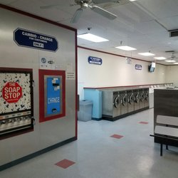 New floors, new bathroom, new machines, same cheap prices! Lowest price in town or get a free wash!! Wash Fold Delievery service available!!