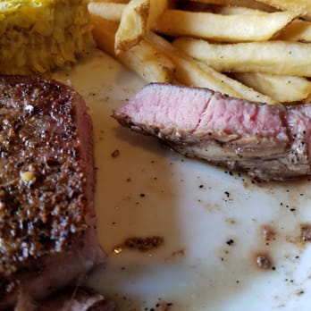 Chili's - Closer to medium than medium rare, and very salty. - American Near Me - Rogers, Arkansas Chili's - Closer to medium than medium rare, and very salty. - American Near Me - Rogers, Arkansas