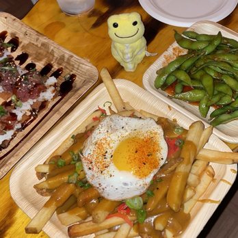 Stowaway - curry fries, angry edamame, poke bombs - Tiki Bars Near Me - Tustin, California