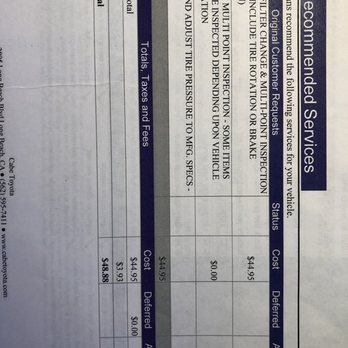 Cabe Toyota Service Center - Oil & Filter change $48.88 but does it really include the OIL??? - Auto Parts & Supplies Near Me - Long Beach, California Cabe Toyota Service Center - Oil & Filter change $48.88 but does it really include the OIL??? - Auto Parts & Supplies Near Me - Long Beach, California