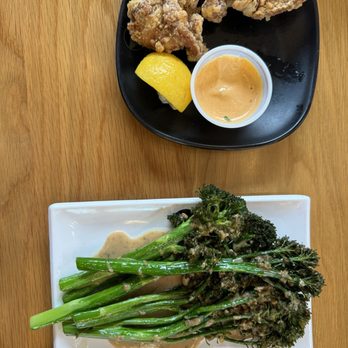 Silverlake Ramen - Regular Crispy Chicken Karaage and Creamy Broccolini - Ramen Near Me - Kirkland, Washington Silverlake Ramen - Regular Crispy Chicken Karaage and Creamy Broccolini - Ramen Near Me - Kirkland, Washington