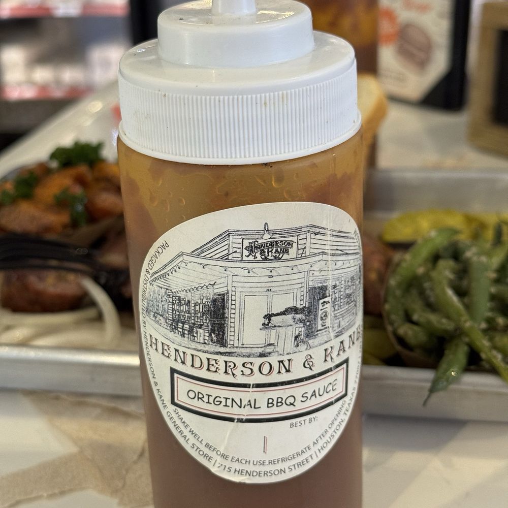 Henderson & Kane - House sauce - Barbeque Near Me - Houston, Texas