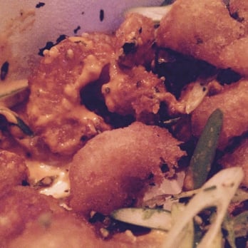 Green Pig Bistro - Shrimp w spicy mayo - delish! - New American Near Me - Arlington, Virginia