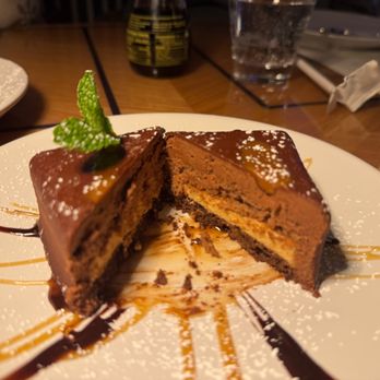 Saltwater Coastal Grill - Caramel Mousse Cake - Mediterranean Near Me - Rosemont, Illinois