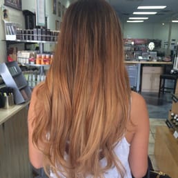 Ruby's amazing color job on my daughter's hair!