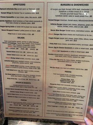 Menu photo 2 Sunset Beach Bar Manson, WA Menu photo 2 Sunset Beach Bar Manson, WA