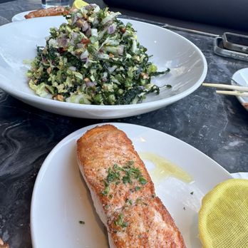Nick's Newport Beach - Bistro salad with salmon - American Near Me - Newport Beach, California Nick's Newport Beach - Bistro salad with salmon - American Near Me - Newport Beach, California