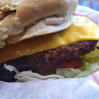 St. Paul Cafe - I crushed that bun to get this shot.... - Burgers Near Me - Dallas, Texas