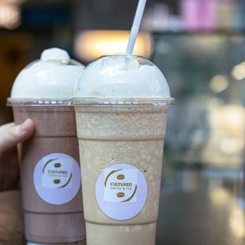 Cultured Coffee & Tea - Frappe Caramello & Frappe Mochalatto - Coffee & Tea Near Me - Vancouver, British Columbia