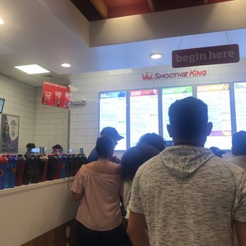 Smoothie King - Menu board and line for ordering - Juice Bars & Smoothies Near Me - Ocoee, Florida Smoothie King - Menu board and line for ordering - Juice Bars & Smoothies Near Me - Ocoee, Florida