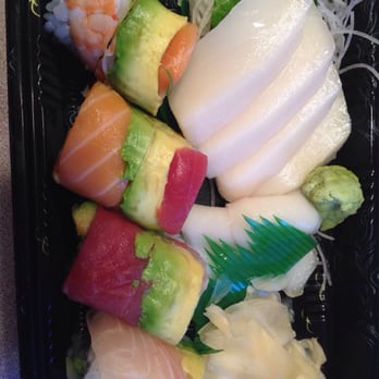 Kawa Sushi - Rainbow roll and white tuna! Delicious!!! - Sushi Bars Near Me - Massapequa, New York