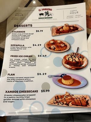 Menu photo 3 El Vaquero Clifton Cincinnati, OH
