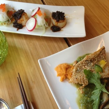 Waipo - Scallop and fish with sesame crust yum! - Asian Fusion Near Me - Stockholm, Alberta Waipo - Scallop and fish with sesame crust yum! - Asian Fusion Near Me - Stockholm, Alberta
