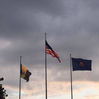 PNC Park - Beautiful flags outside stadium - Stadiums & Arenas Near Me - Pittsburgh, Pennsylvania