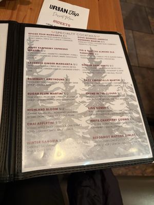 Menu photo 2 The Urban Tap Pittsburgh, PA Menu photo 2 The Urban Tap Pittsburgh, PA