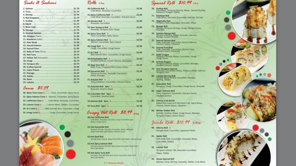 Menu photo 6 Li-Ao Sushi Calgary, AB