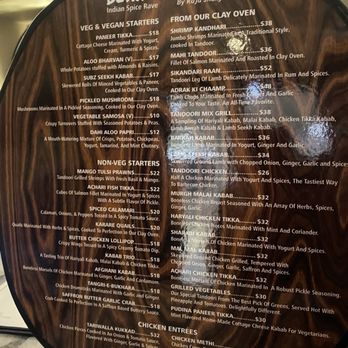 Bukhara Grill - Menu, side 1 - Indian Near Me - New York, New York