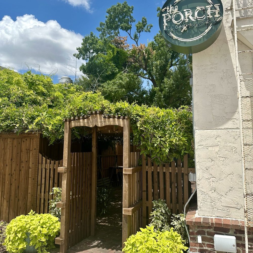 The Porch - Back parking lot entrance - Southern Near Me - Dallas, Texas The Porch - Back parking lot entrance - Southern Near Me - Dallas, Texas