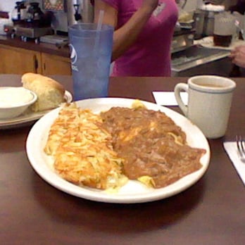 Crazy Otto's Diner - Scotty's Chili Cheese Dog Omelete, with hash browns, biscuits & gravy. It's got my name on it. I had too. - Breakfast & Brunch Near Me - Acton, California