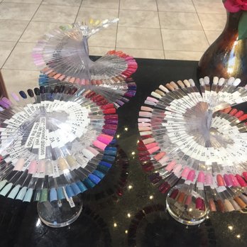 Jolie Nail Spa - Gel nail color display! - Nail Salons Near Me - Irving, Texas