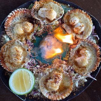 Peruvian Corner Hawaii - Flaming cheese topped scallops - Peruvian Near Me - Waialua, Hawaii Peruvian Corner Hawaii - Flaming cheese topped scallops - Peruvian Near Me - Waialua, Hawaii