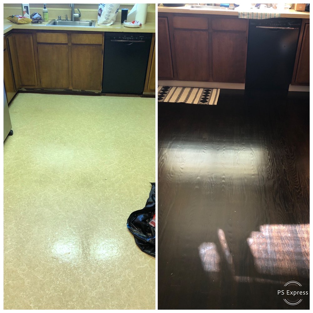 GAMA Hardwood Floors - Old linoleum flooring removed - Flooring Near Me GAMA Hardwood Floors - Old linoleum flooring removed - Flooring Near Me