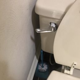 Broken toilet latch