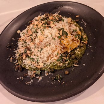 The Anchorage - Salt and pepper butternut squash with pesto - New American Near Me - Greenville, South Carolina The Anchorage - Salt and pepper butternut squash with pesto - New American Near Me - Greenville, South Carolina