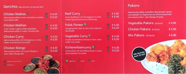 Menu photo 1 Chutney Norderstedt, SH